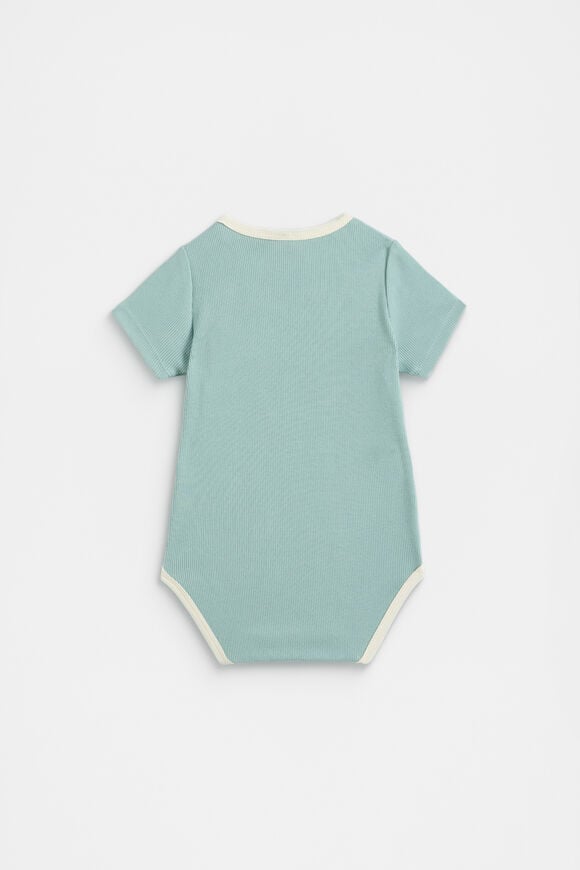 Retro Rib Bodysuit  Seaspray Retro Rib Bodysuit  Seaspray  hi-res