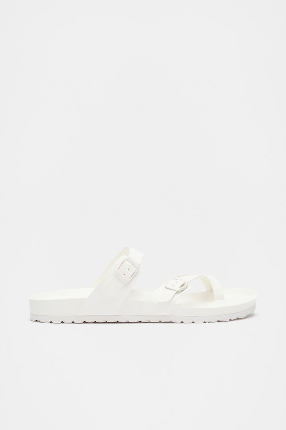 Cross Strap Slide  Canvas  hi-res