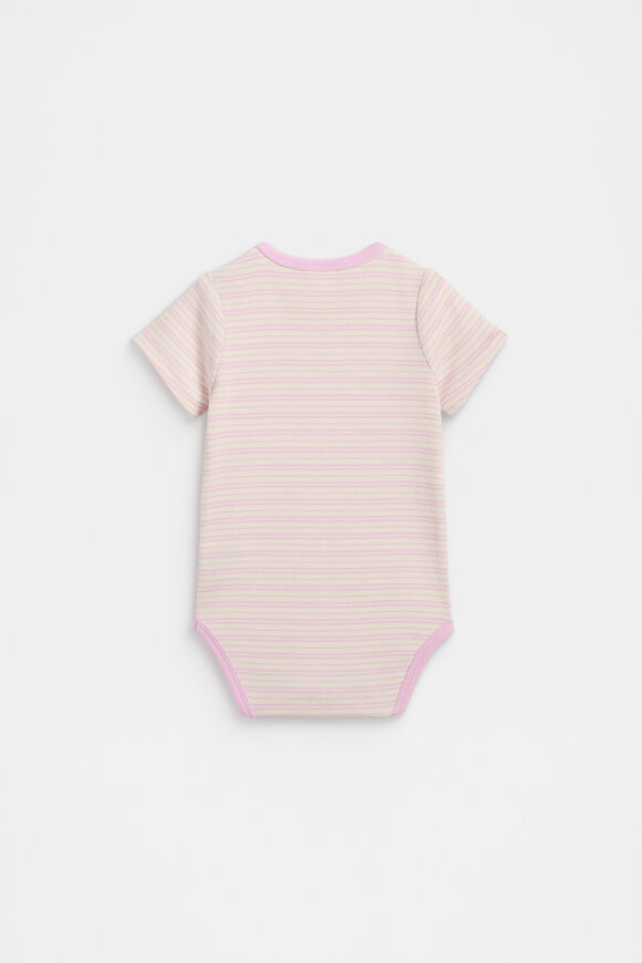 Logo Rib Bodysuit  Blossom Logo Rib Bodysuit  Blossom  hi-res