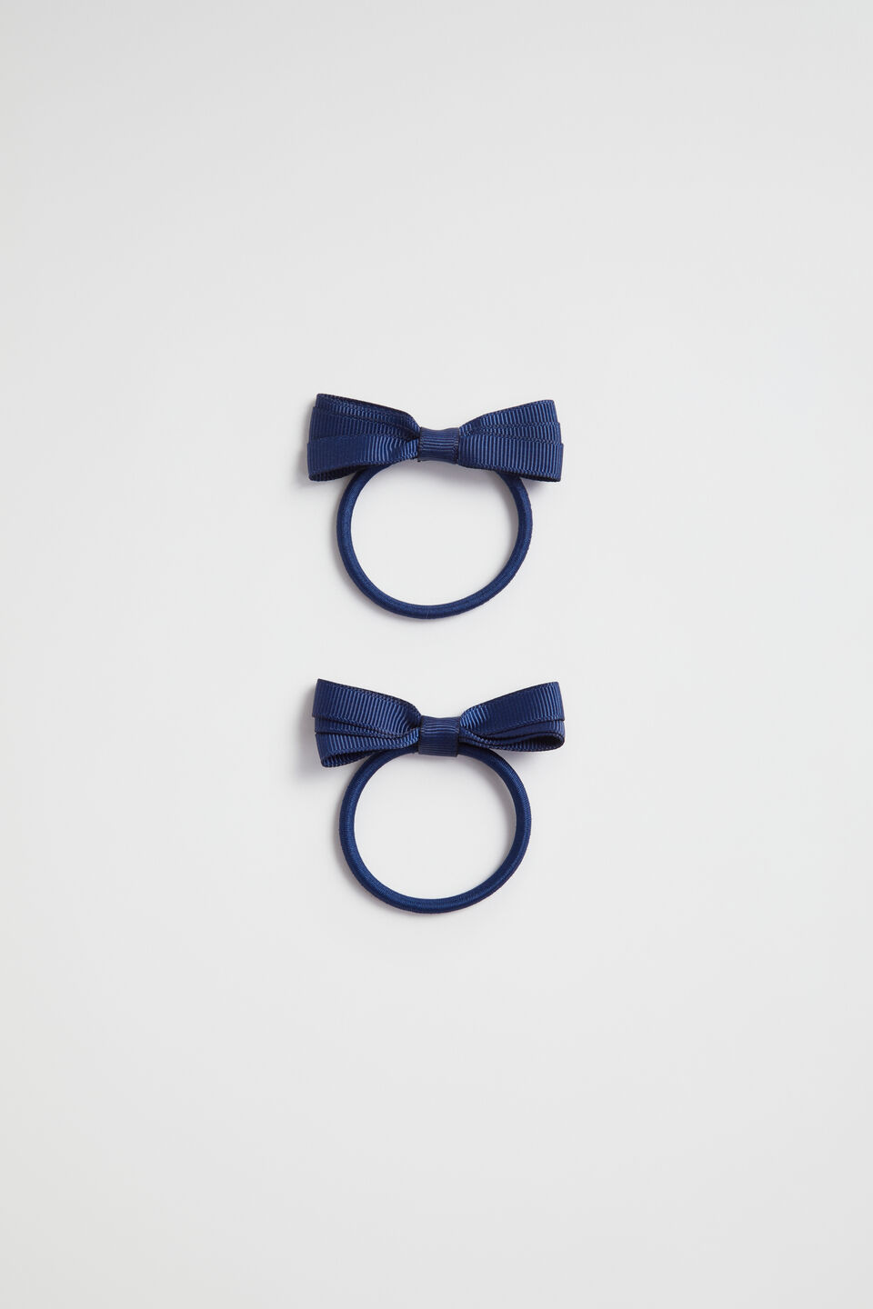 Grosgrain Bow Elastic Pack  Navy