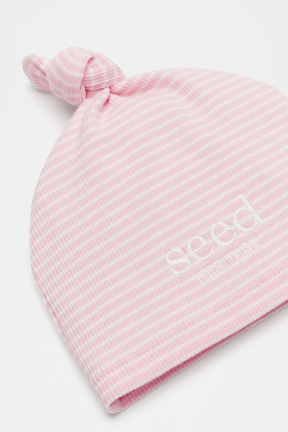 Core Logo Knot Hat  Posie Stripe  hi-res