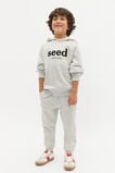 Oversized Logo Hoodie  Light Grey Marle  hi-res