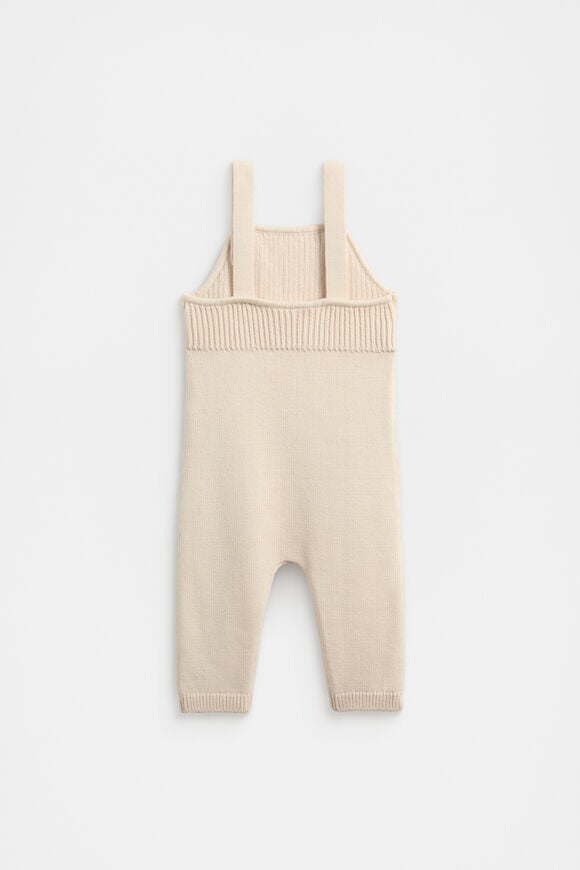 Rib Knit Overall  Soft Cream Rib Knit Overall  Soft Cream  hi-res