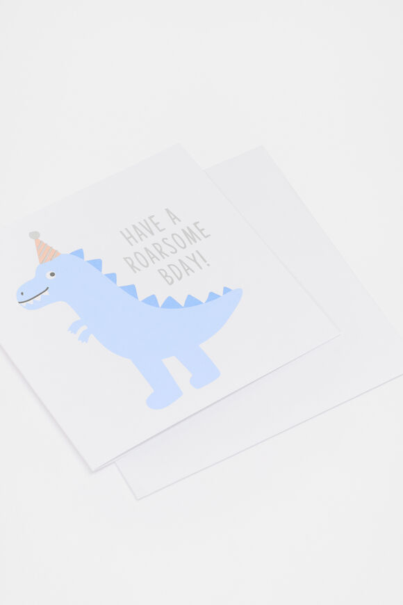 Have a Roarsome Bday Dinosaur Card  Multi Have a Roarsome Bday Dinosaur Card  Multi  hi-res