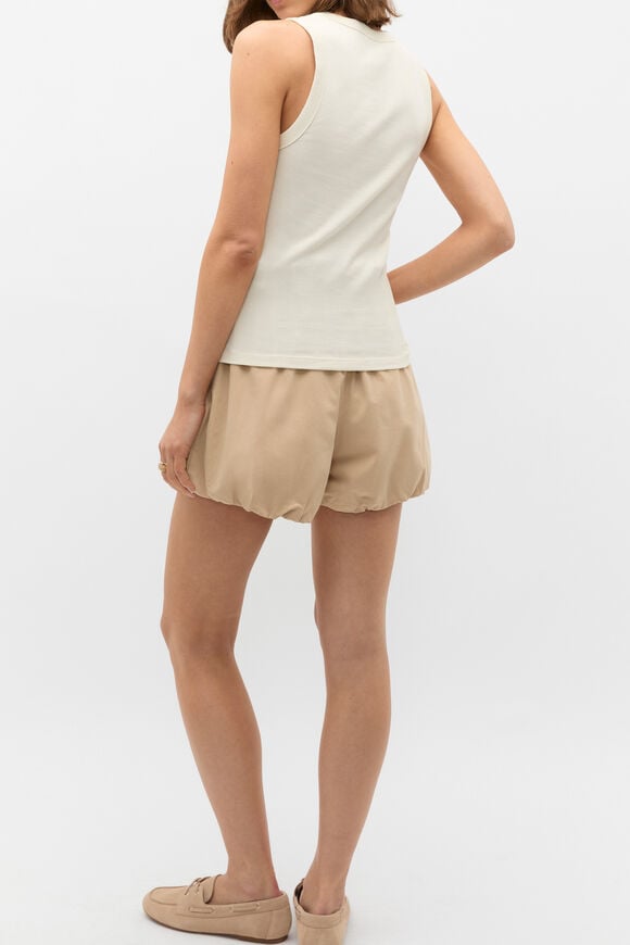 Core Australian Cotton Rib Tank  Buttercream Core Australian Cotton Rib Tank  Buttercream  hi-res