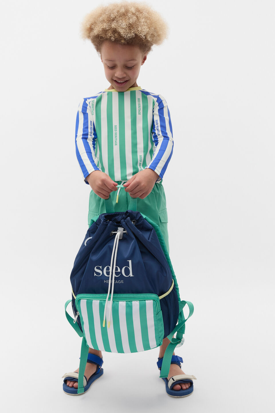 Swim Backpack  Washed Navy