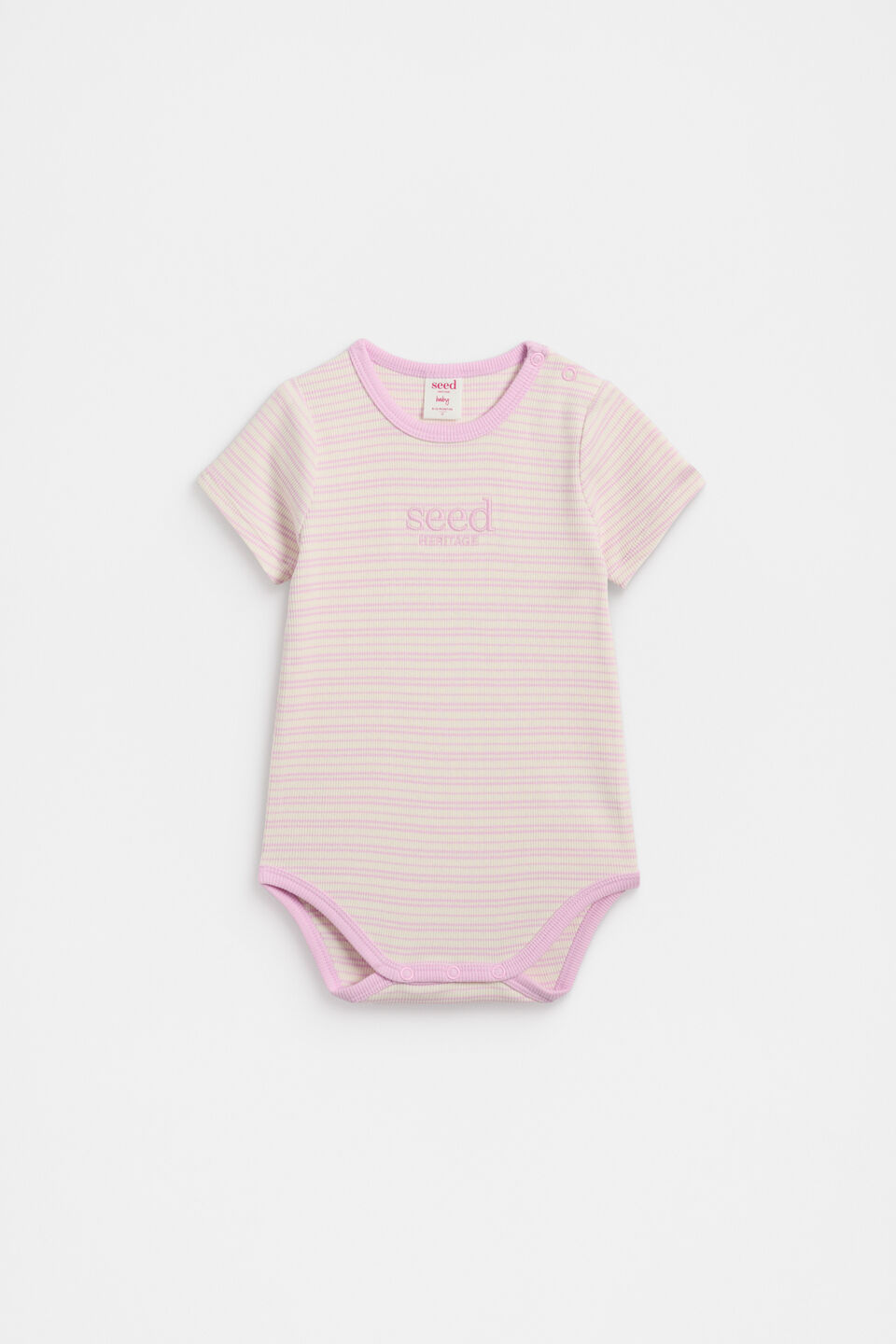 Logo Rib Bodysuit  Blossom
