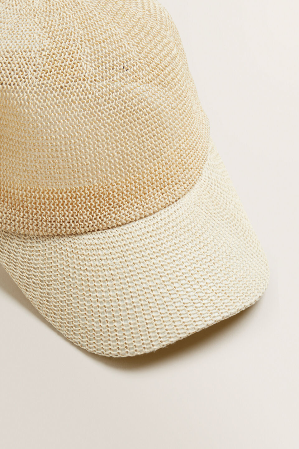 Woven Straw Cap  