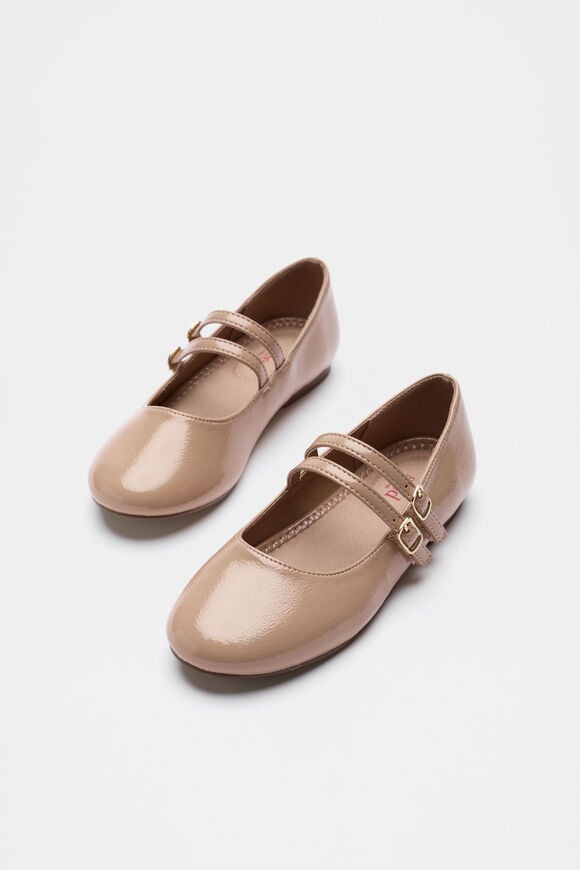 Twin Strap Ballet  Caramel Twin Strap Ballet  Caramel  hi-res