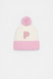Colourblock Initial Beanie  P  hi-res