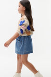 Heart Denim Skirt  Mid Blue Wash  hi-res