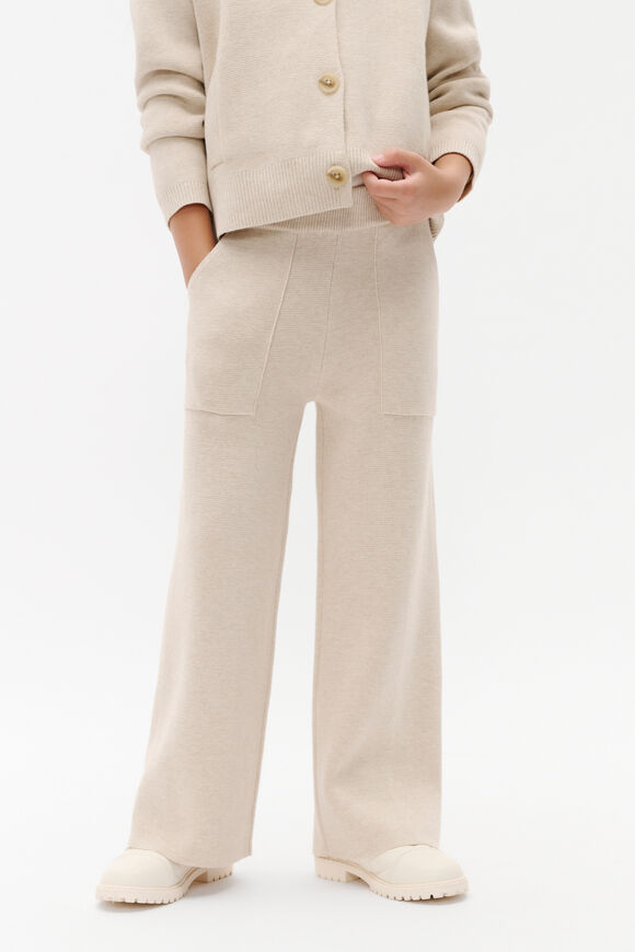 Pocket Knit Pant  Oat Marle  hi-res