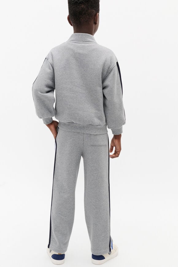 Zip Up Logo Sweat  Storm Marle Zip Up Logo Sweat  Storm Marle  hi-res