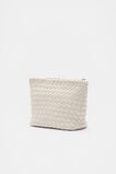 Woven Textured Pouch  Oat  hi-res