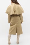 Twill Cape Jacket  Cashew  hi-res