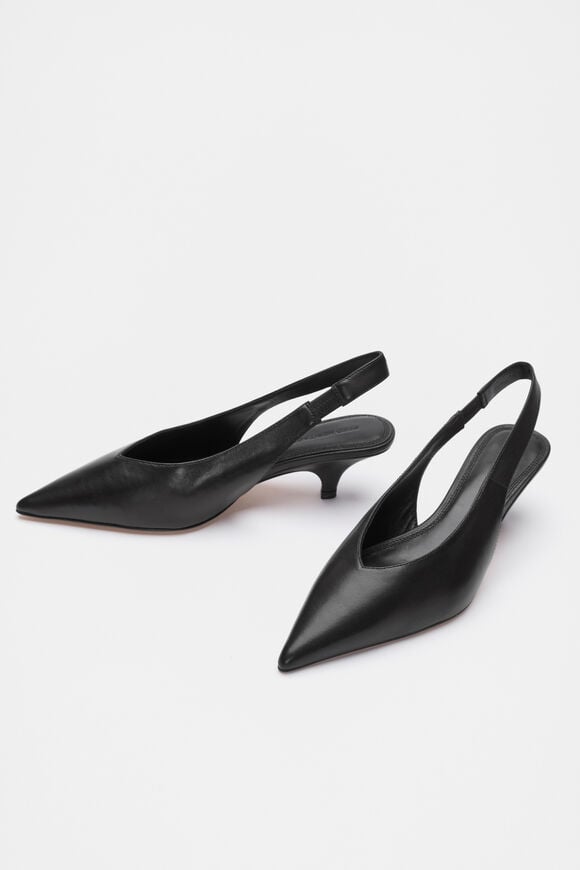 Alani Slingback Heel  Black Alani Slingback Heel  Black  hi-res