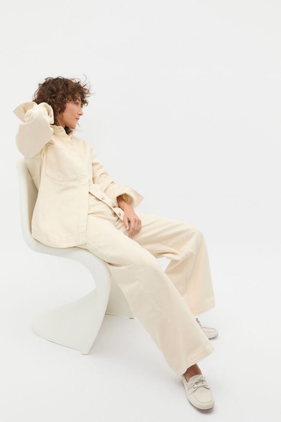 Denim Wide Leg Jean  Tofu Denim Wide Leg Jean  Tofu  hi-res