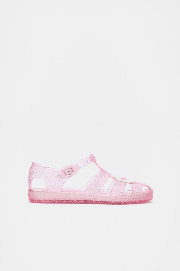 Daisy Jelly Sandal  Pink Glitter  hi-res