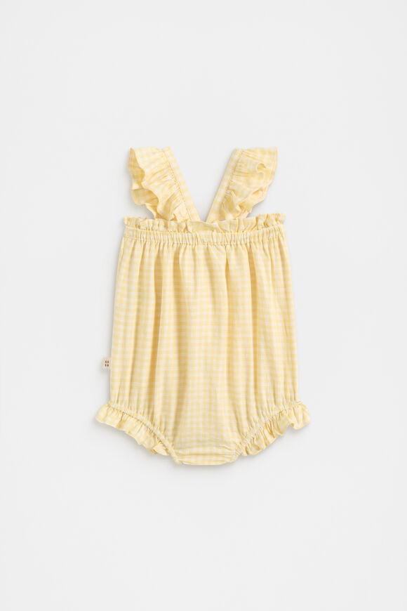 Gingham Frill Romper  Daisy Gingham Frill Romper  Daisy  hi-res