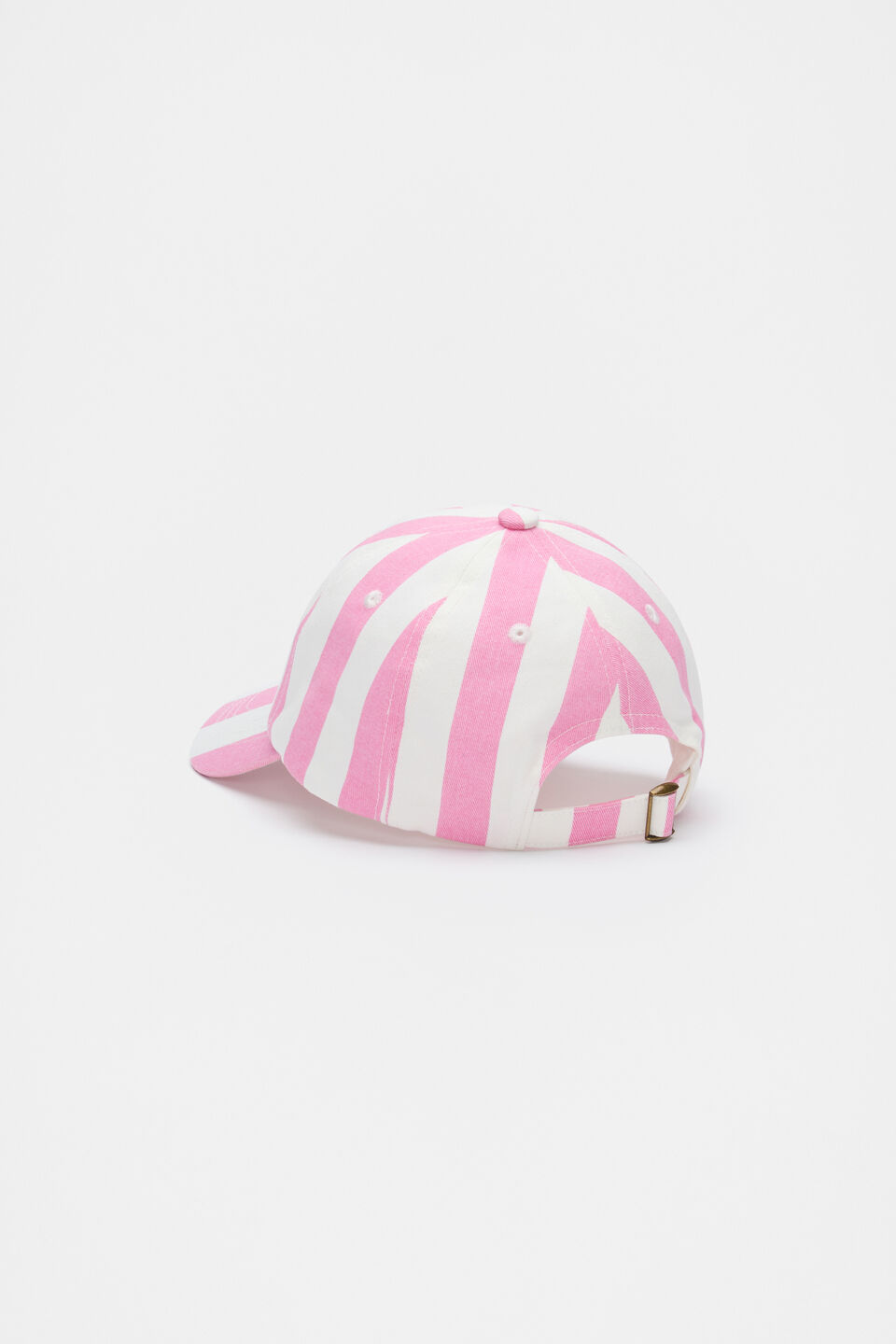 Stripe Cap  Candy Pink Stripe