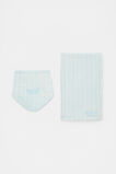 Logo Wrap and Bib Set  Soft Blue  hi-res