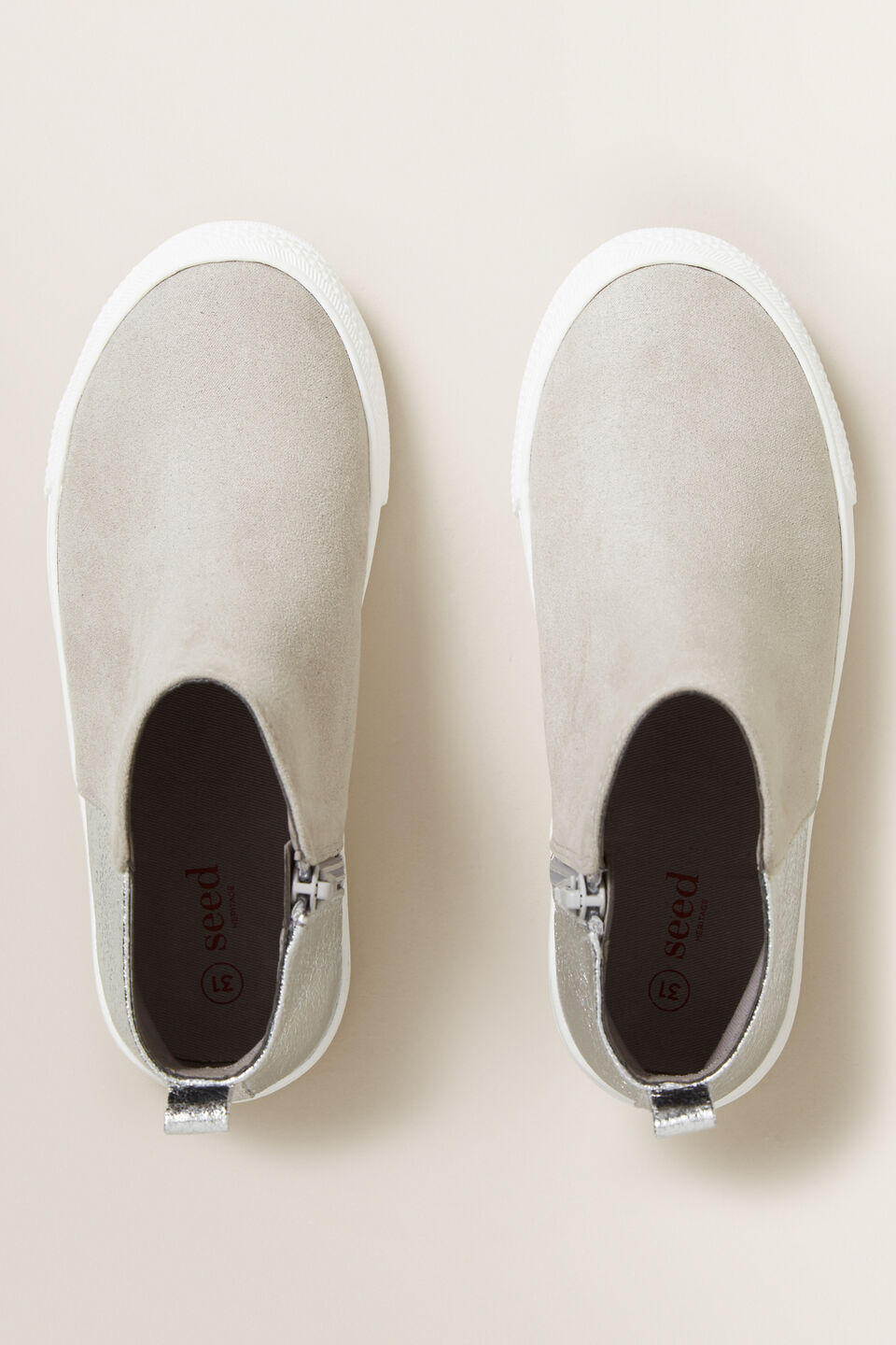 Metallic Back Mason Boot  