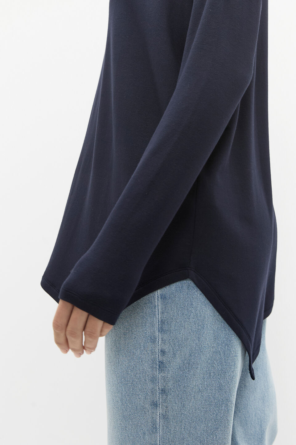 Core Asymmetrical Top  Twilight Blue