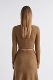 Cosy Knit Crop  Deep Brass Marle  hi-res
