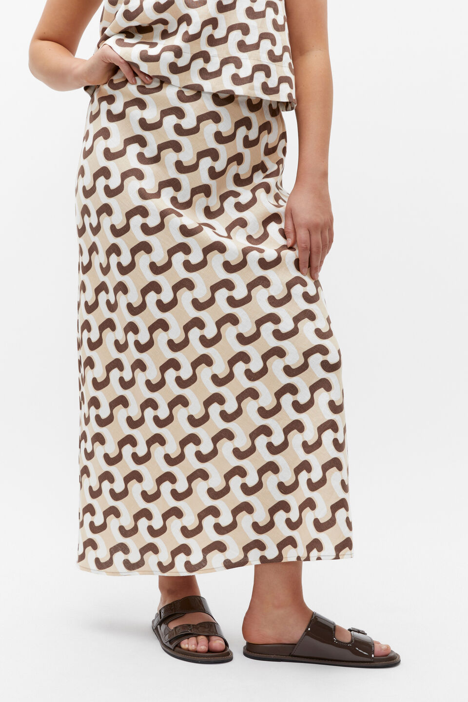 Chain Geo Skirt  Chain Geo