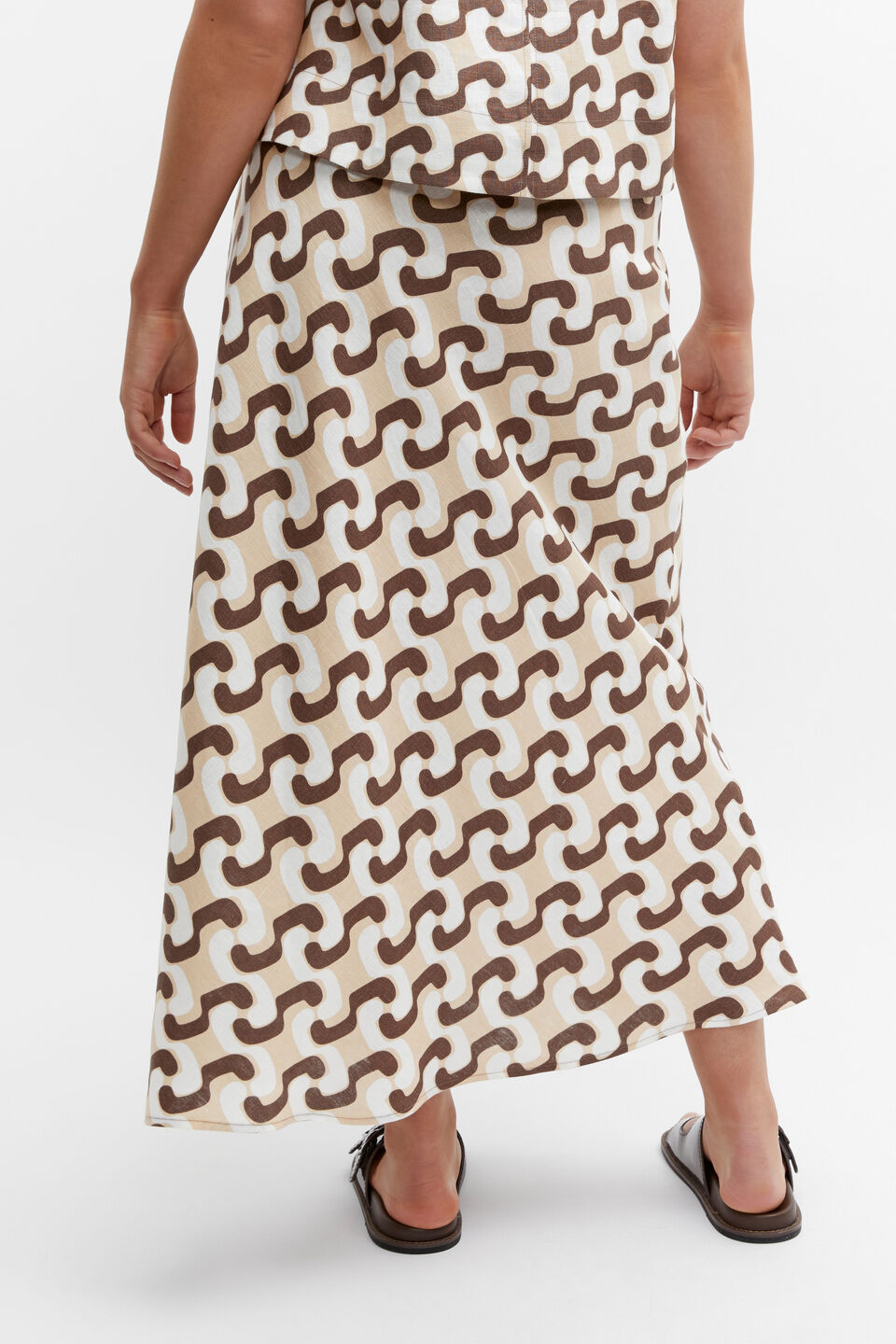 Chain Geo Skirt  Chain Geo