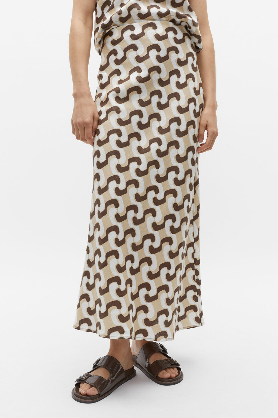 Chain Geo Skirt  Chain Geo