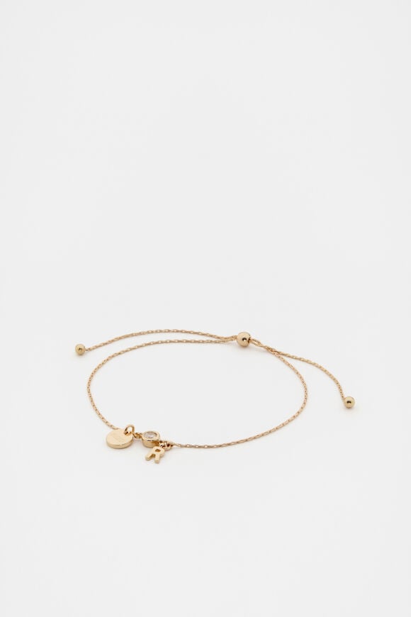Micro Letter Toggle Bracelet  R Micro Letter Toggle Bracelet  R  hi-res
