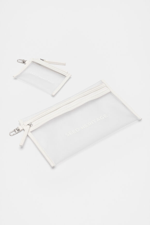 Mesh Pouch Set  Cloud Cream  hi-res