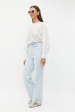 Denim Wide Leg Rigid Jean  Stone Blue Wash  hi-res