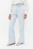 Denim Wide Leg Rigid Jean  Stone Blue Wash  hi-res