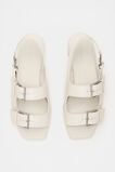 Iris Triple Buckle Sandal  Cream  hi-res