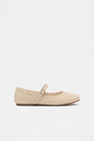 Studded Ballet Flat  Latte  hi-res