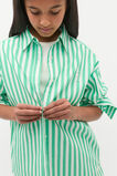 Stripe Shirt  Jewel Green  hi-res