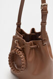 Ring Detail Crossbody Bag  Deep Tan  hi-res