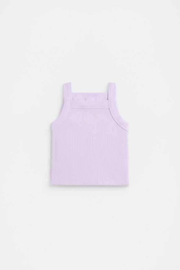 Core Logo Rib Tank  Lavender Core Logo Rib Tank  Lavender  hi-res
