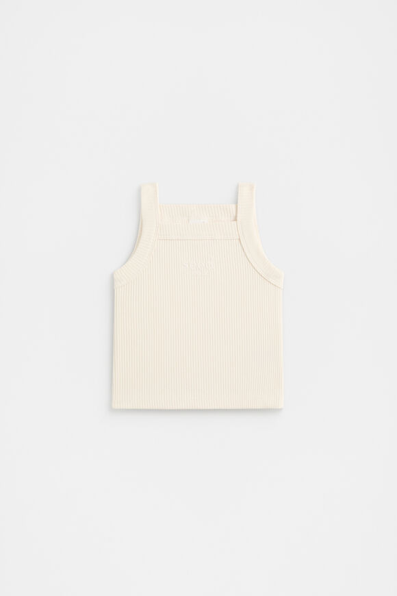 Core Logo Rib Tank  Vintage Cream Core Logo Rib Tank  Vintage Cream  hi-res