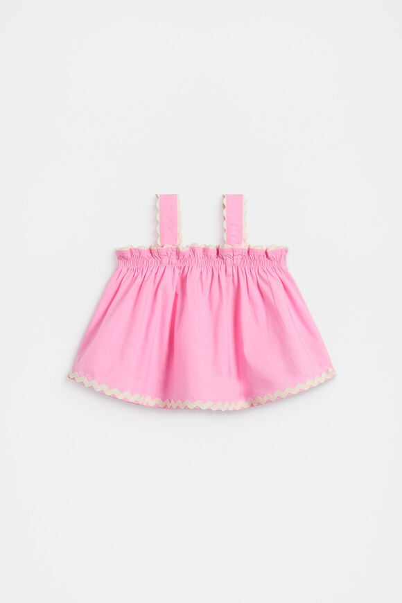 Ric Rac Top  Candy Pink Ric Rac Top  Candy Pink  hi-res