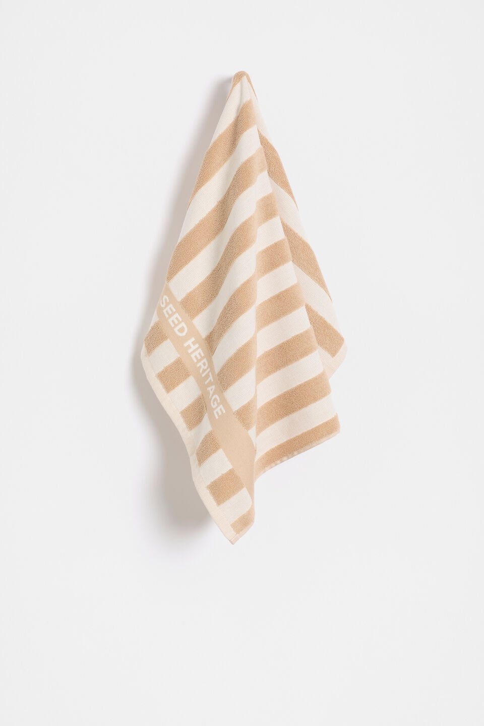 Seed Logo Tea Towel  Ecru