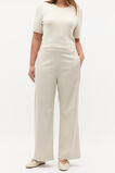 Elasticated Wide Leg Pant  Oat  hi-res