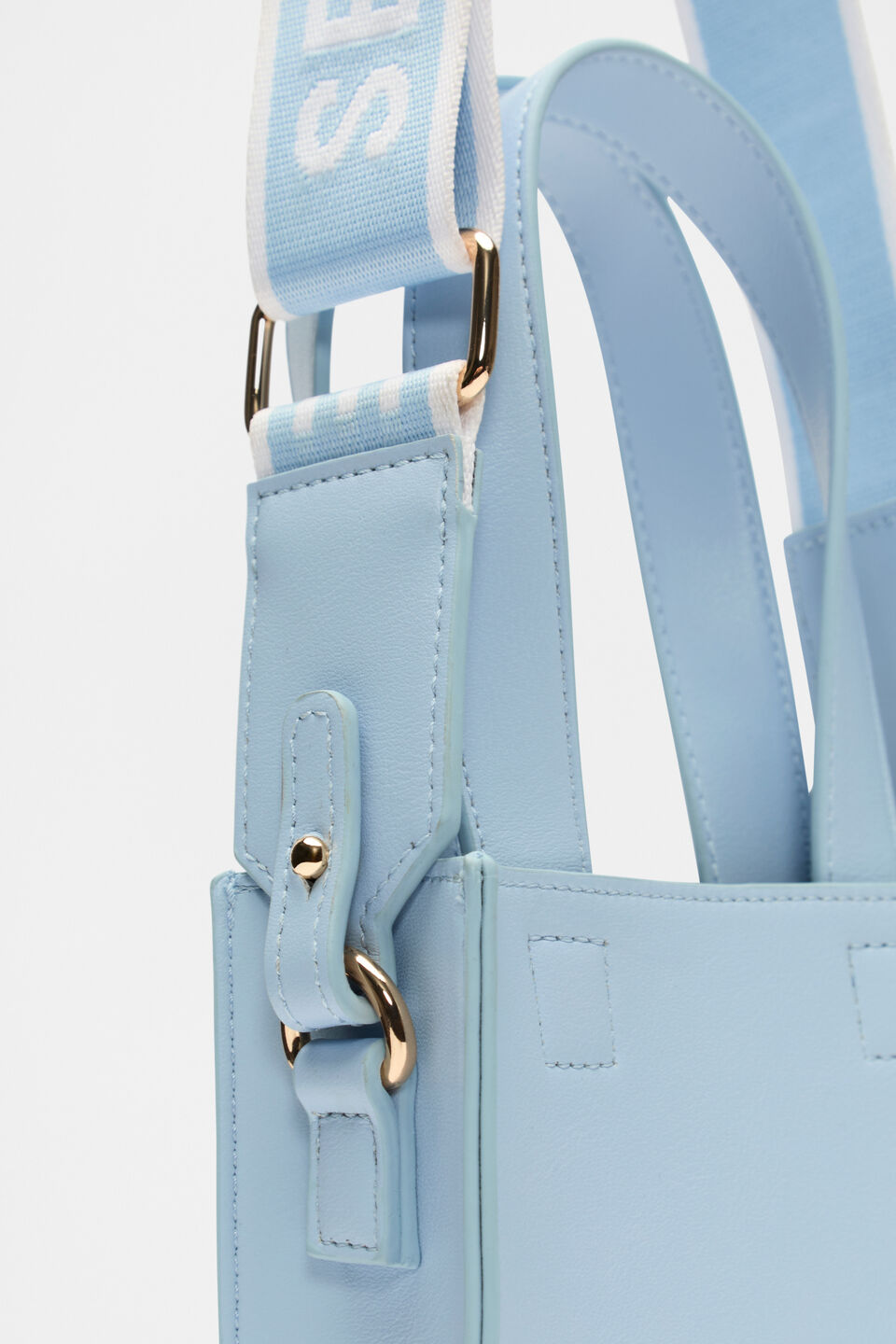 Two Tone Mini Crossbody Bag  Frost Blue