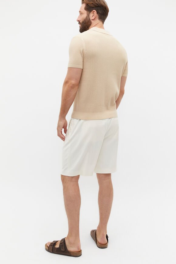 Button Down Open Knit  Sandshell  hi-res