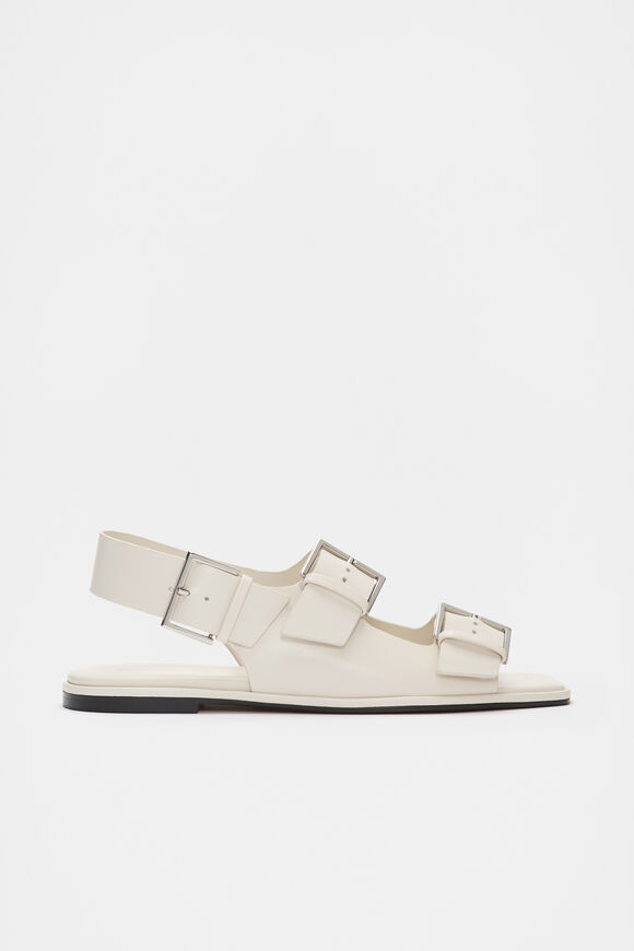 Iris Triple Buckle Sandal  Cream  hi-res