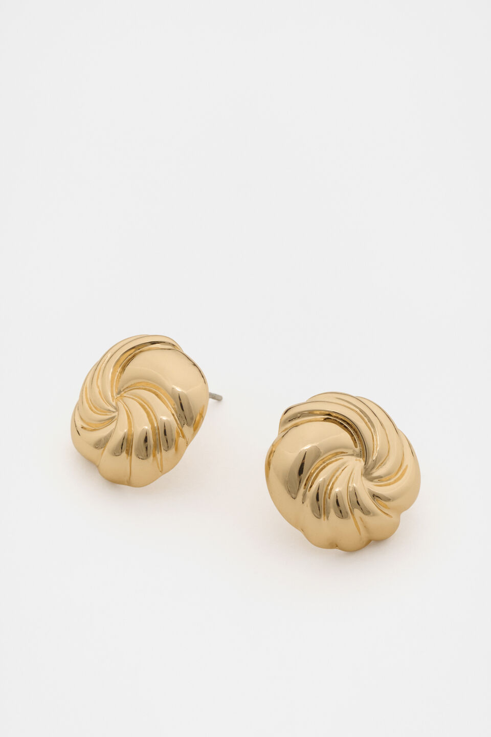 Vintage Swirl Stud  Gold