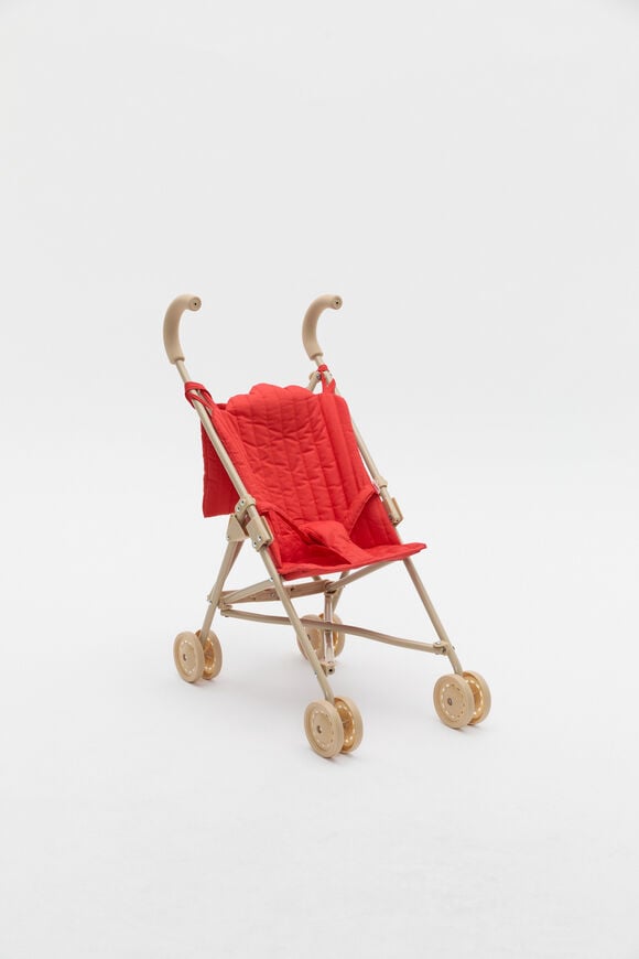 Bow Doll Pram  Red Bow Doll Pram  Red  hi-res