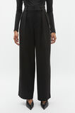 Tailored Pleat Pant  Black  hi-res